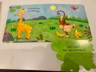 Libro infantil con solapas +12 meses En el Zoo