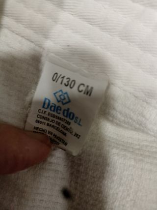 Traje de Taijitsu/Karate Blanco para nin@