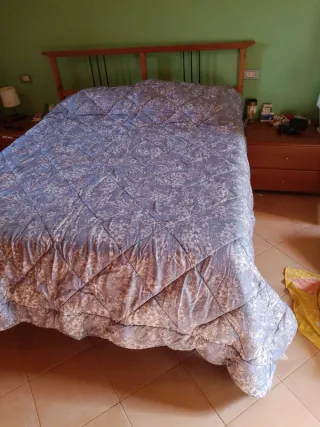 Trapunta matrimoniale fantasia floreale