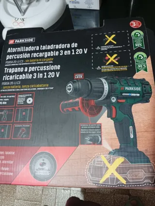 Taladro Parkside X20V TEAM