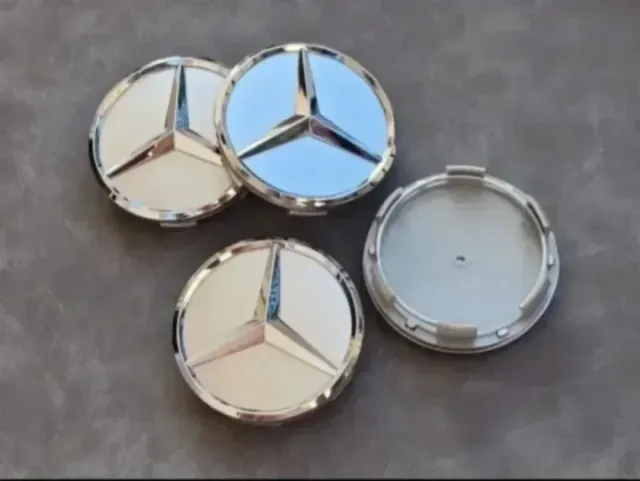 60mm Tapabujes Mercedes Centro de Rueda Llantas