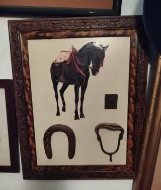 Cuadro decorativo equitación