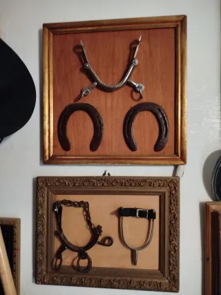 Cuadro decorativo equitación