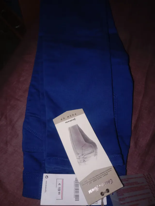 Vaqueros Stradivarius Push Up Azul Talla 36