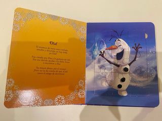 FROZEN LIBRO PUZZLE MEDIANO Nº 1