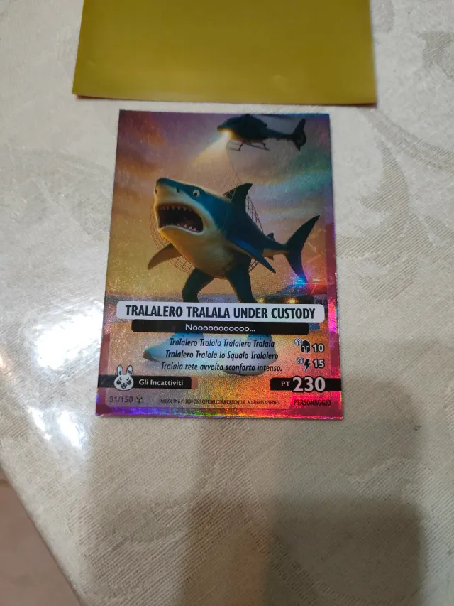 Tralalero Tralala Under Custody Italian brainrot