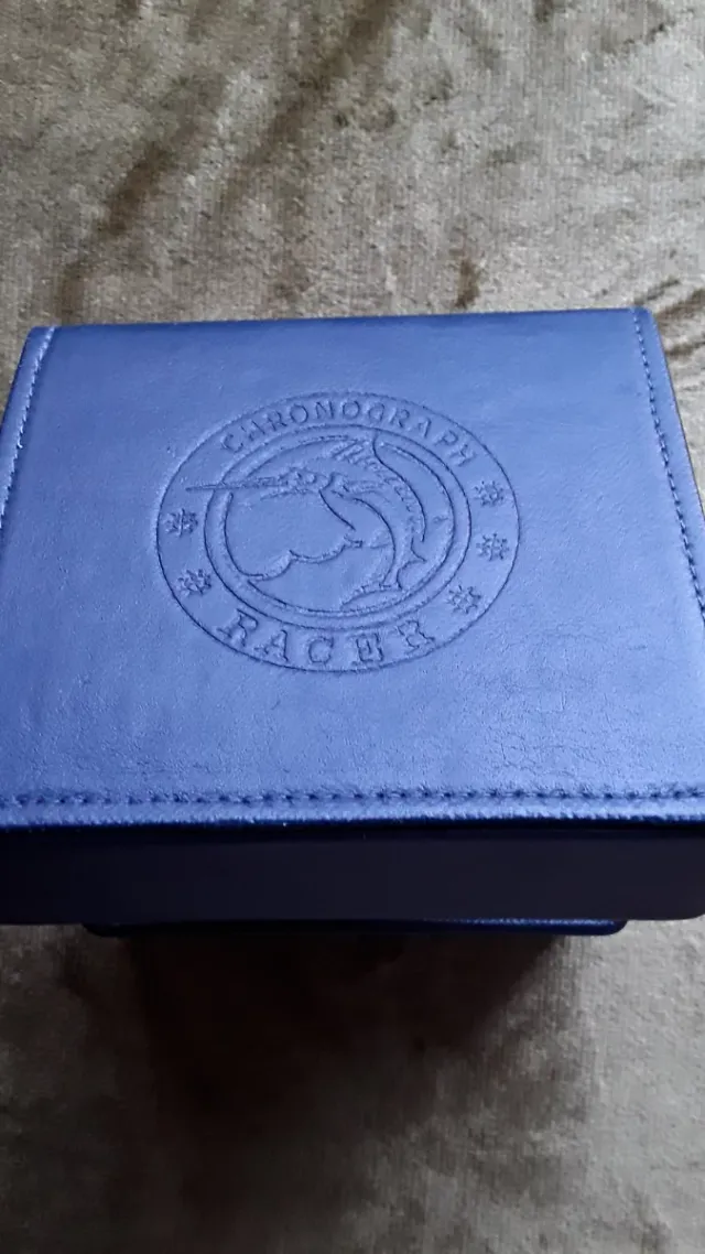 Caja de reloj Racer azul