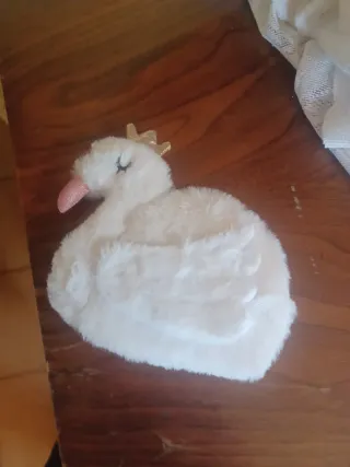 Pochette Cigno Dorata e Bianca