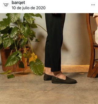 Zapatos slippers ante Barqet EU44