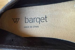 Zapatos slippers ante Barqet EU44
