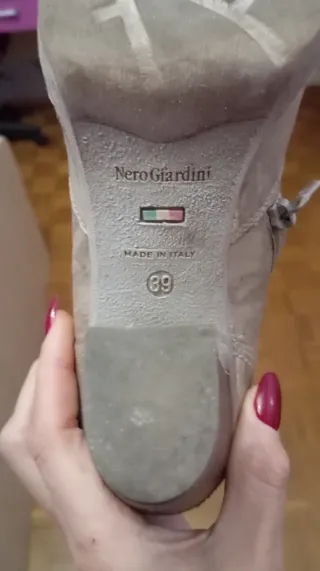 Stivaletti donna Nero Giardini beige