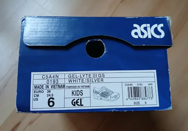Asics Zapatillas blanco y gris Talla 39