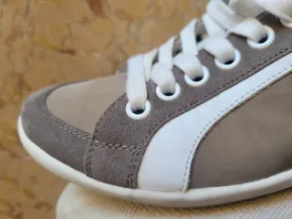 Sneakers Prada Uomo beige e Bianco