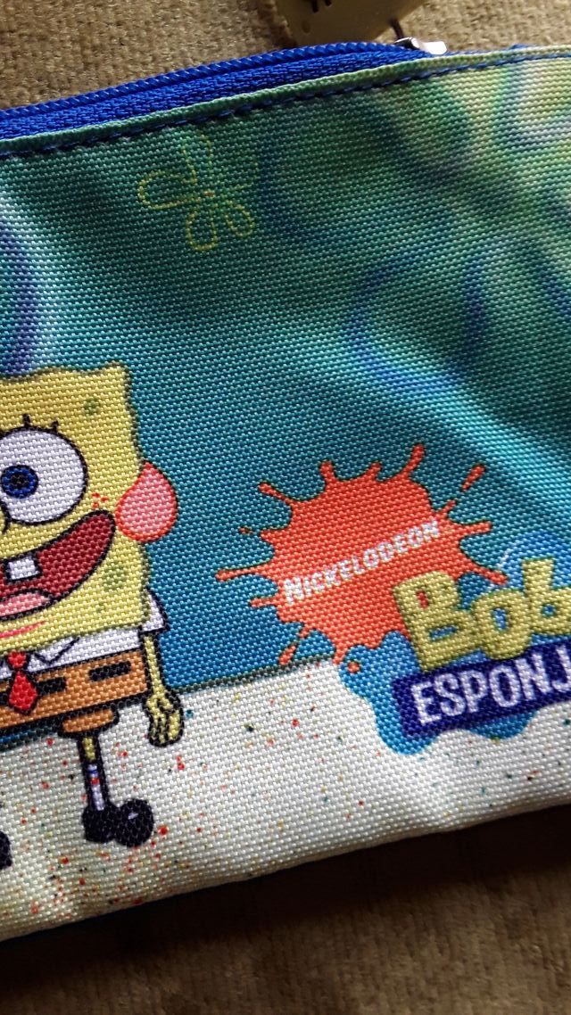 Estuche Escolar Bob Esponja Nickelodeon
