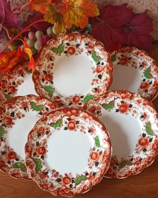 6 Piatti da dessert Longton 15cm