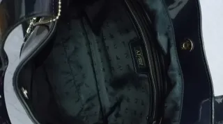 Borsa Armani rossa lucida
