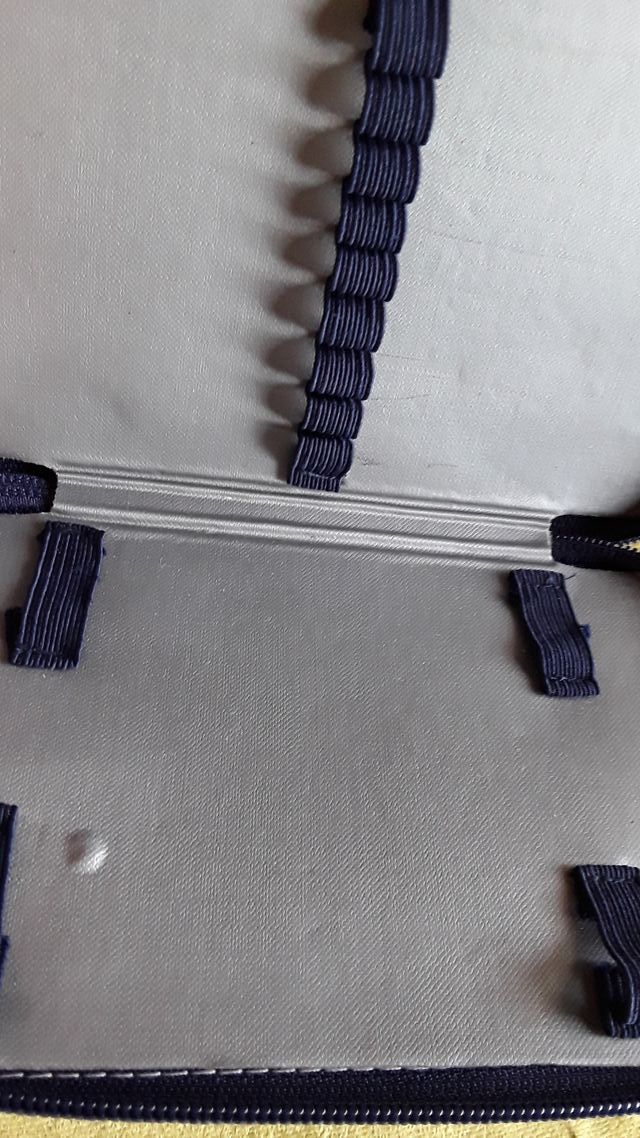 Estuche escolar azul con logo Save Nature