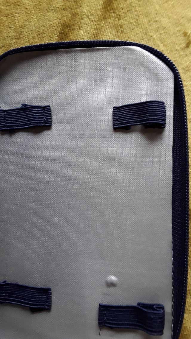 Estuche escolar azul con logo Save Nature