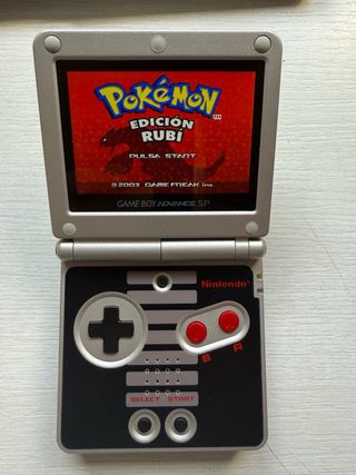 Game Boy Advance SP SNES + Pantalla IPS+ Cargador