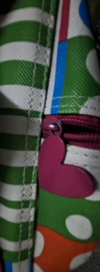 Maleta/bolso multicolor con ruedas y asas