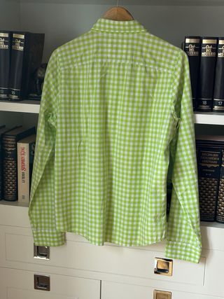 Camisa Hollister cuadros verde