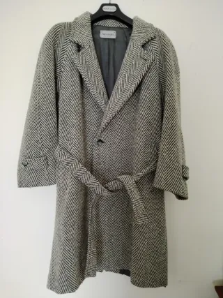 Cappotto con cintura  Spigato