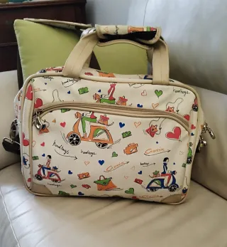 Borsa Cremia Femme Beige Multicolor