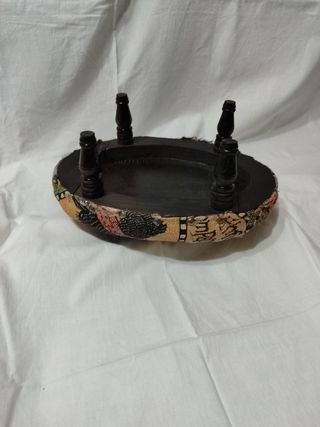 Reposapiés pequeño tapizado