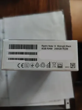 Xiaomi Redmi Note 14 Negro