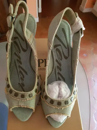 Sandali Replay Jeans Effetto Delavé