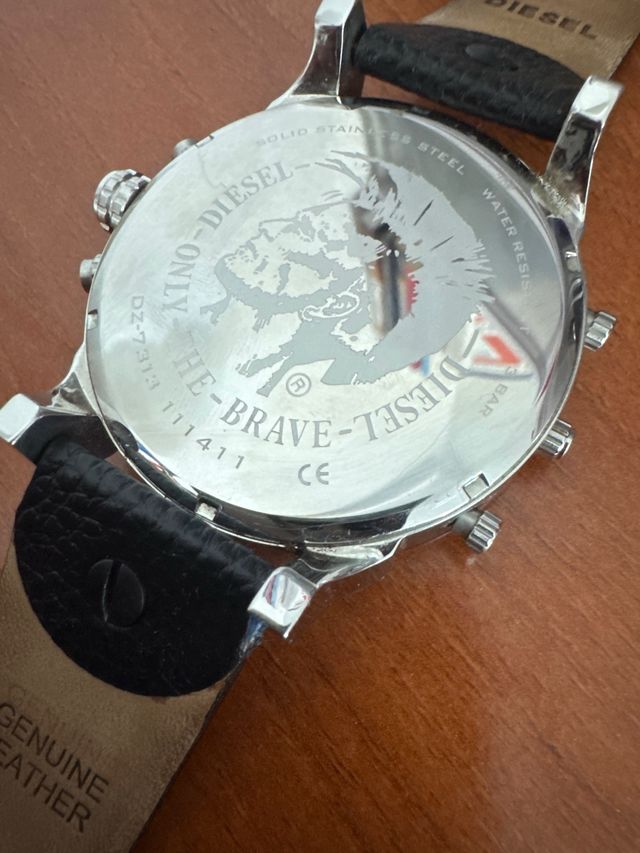 Reloj Diesel Mr. Daddy Negro y Plateado