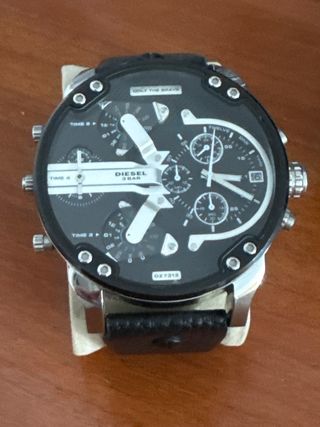 Reloj Diesel Mr. Daddy Negro y Plateado