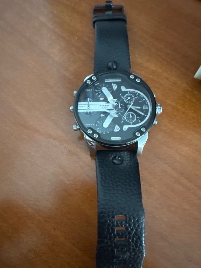 Reloj Diesel Mr. Daddy Negro y Plateado
