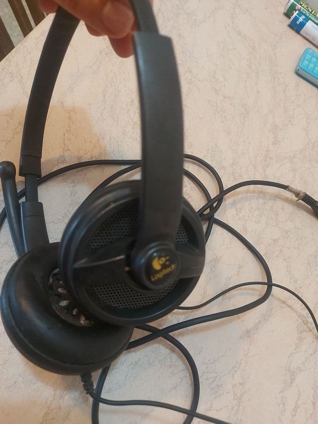 Cuffie nere con microfono