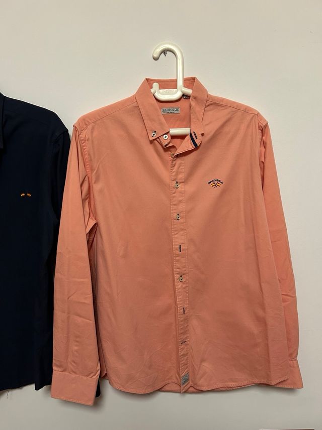 Pack 3 Camisas Spagnolo M Azul Naranja