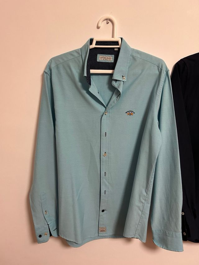 Pack 3 Camisas Spagnolo M Azul Naranja