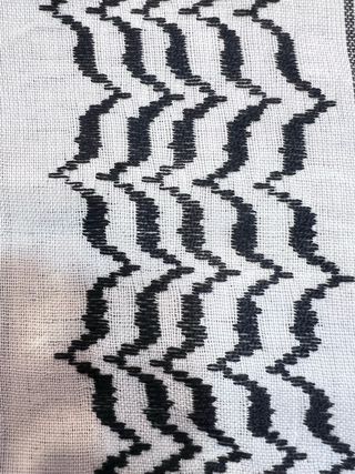 Pañuelo Palestino (Kufiya) normal Blanco y Negro