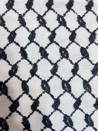 Pañuelo Palestino (Kufiya) normal Blanco y Negro