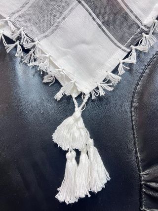 Pañuelo Palestino (Kufiya) normal Blanco y Negro