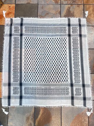 Pañuelo Palestino (Kufiya) normal Blanco y Negro