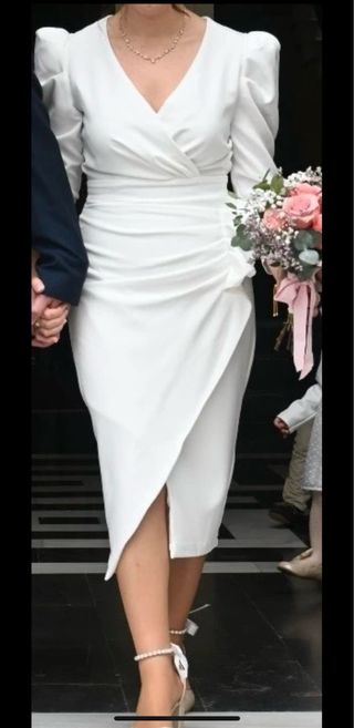 Vestido blanco elegante