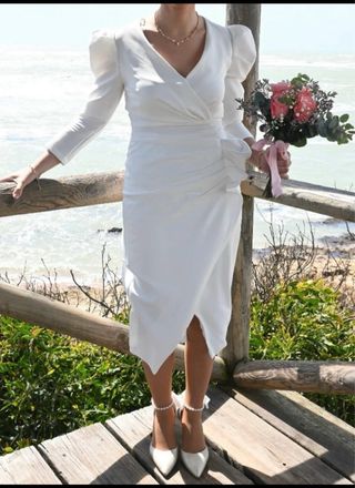 Vestido blanco elegante