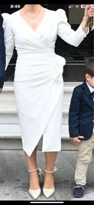 Vestido blanco elegante