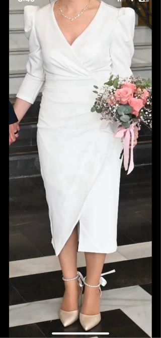 Vestido blanco elegante