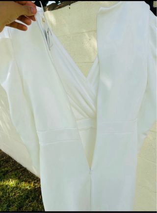 Vestido blanco elegante
