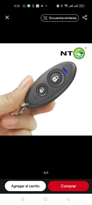 Alarma Coche/Moto 12V con 2 Mandos