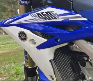 Pegatinas Aletin Izq YAMAHA WR450F 2014 Originales