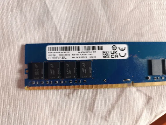 2x Tarjetas Memoria Ramaxel 8GB DDR4