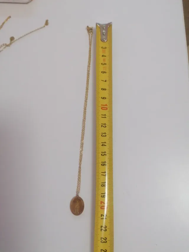 Collar Virgen de los Desamparados Acero Inoxidable