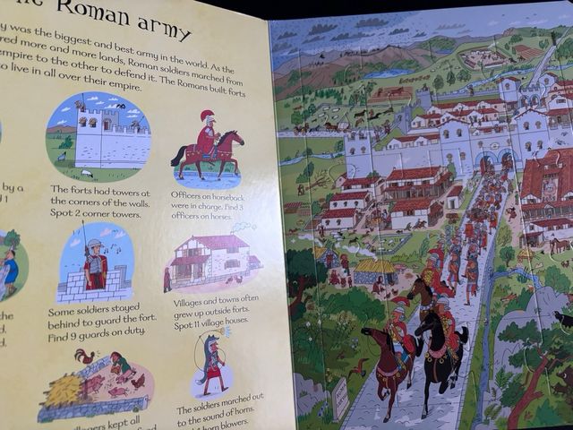 Los Romanos. LibropuzzleAncient Romans Jigsaw Book